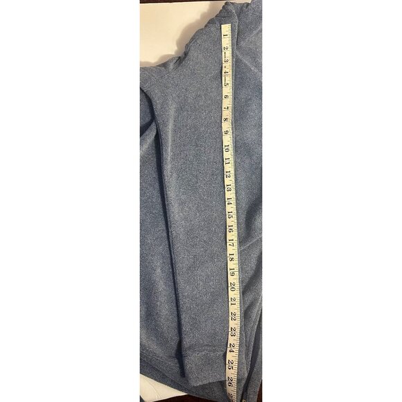 Nike Women's S Dri-Fit Pullover Sweatshirt Blue Layering Ski Roll Sleeves & Neck - Picture 11 of 11